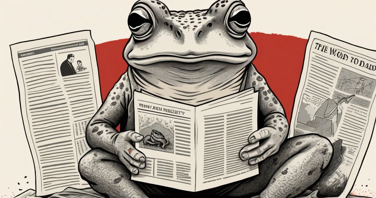 The word "toad" hijacked a Chrome VPN